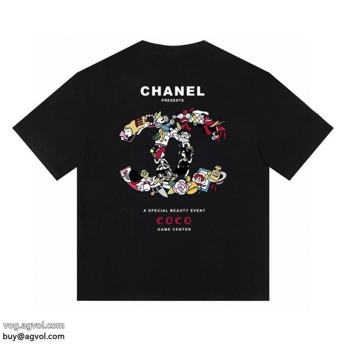 最新の2024アイテム着心地のいい半袖TシャツCH偽 ブランド 通販_0_1