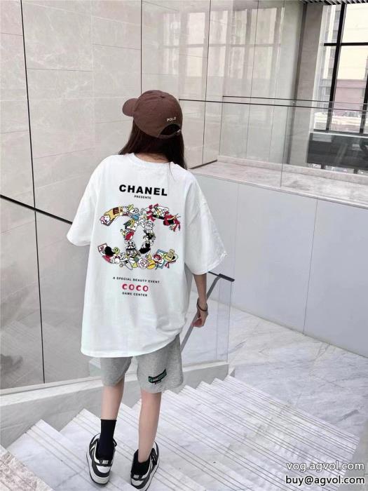 最新の2024アイテム着心地のいい半袖TシャツCH偽 ブランド 通販_0_2
