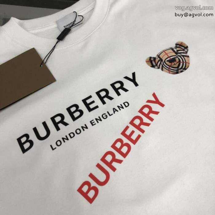 激安 ブランドBURBERRY柔らかい色調定番人気半袖Tシャツ_0_1