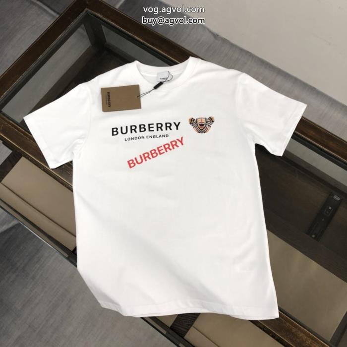 激安 ブランドBURBERRY柔らかい色調定番人気半袖Tシャツ_0_3