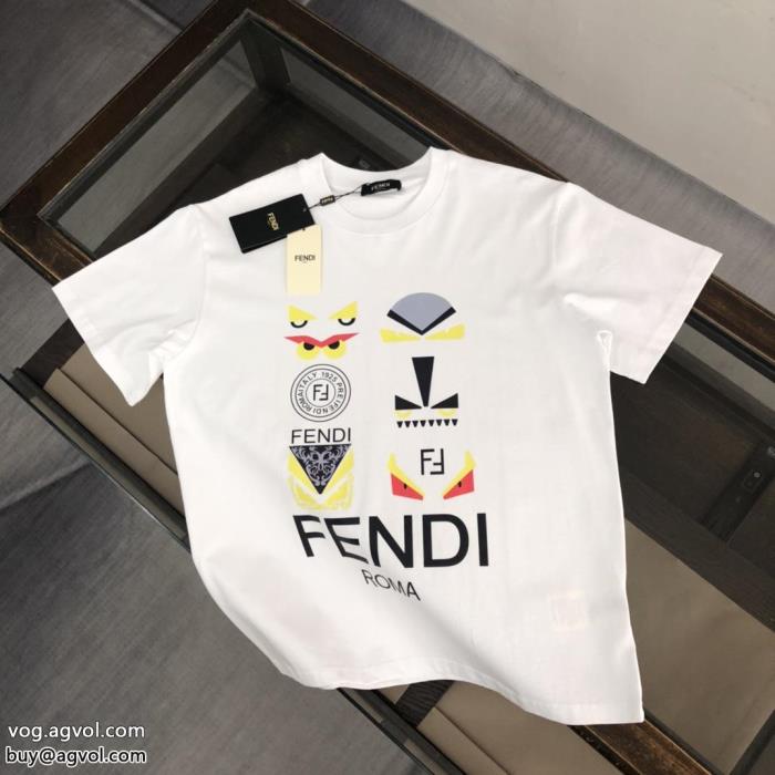 今シーズンは特に人気限定SALEブランド 品 激安 通販フェンディ半袖Tシャツ_0_4