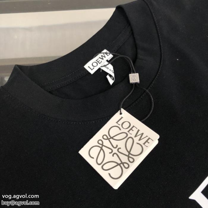 LOEWEブランド コピー  抜け感のある夏着物オフィスファッション半袖Tシャツ_0_1