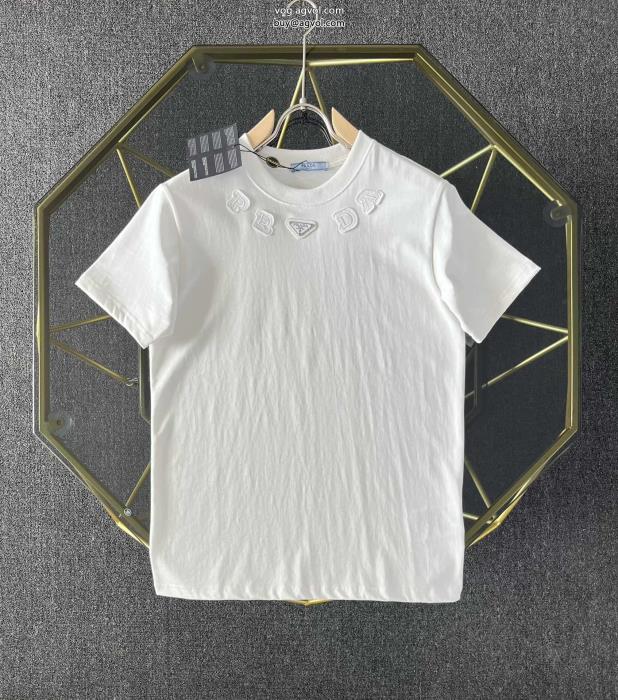 PRADA2024限定新作清涼感通販 ブランド半袖Tシャツ_0_0