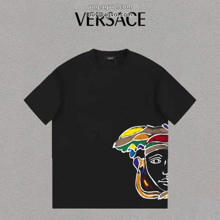 激レア人気の高い偽 ブランド ヴェルサーチ半袖Tシャツ_0_1