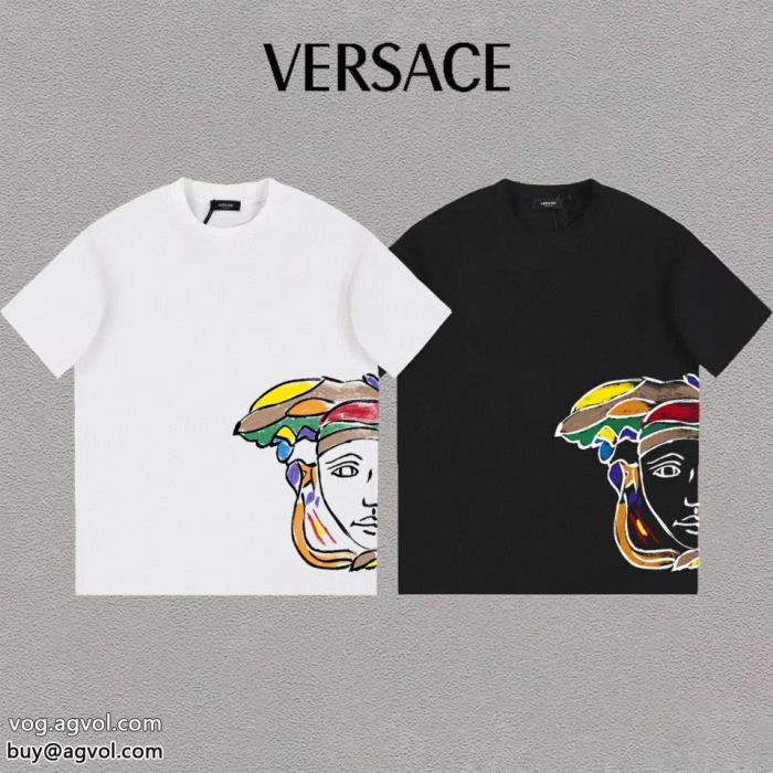 激レア人気の高い偽 ブランド ヴェルサーチ半袖Tシャツ_0_3