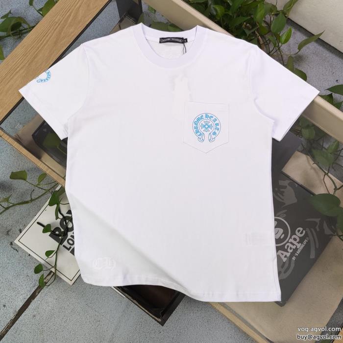 CHROME HEARTSブランド コピー  シンプル使える最新とても可愛い半袖Tシャツ_0_1