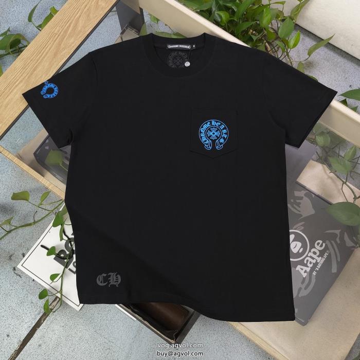 CHROME HEARTSブランド コピー  シンプル使える最新とても可愛い半袖Tシャツ_0_3