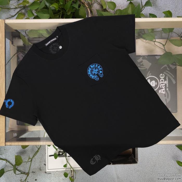 CHROME HEARTSブランド コピー  シンプル使える最新とても可愛い半袖Tシャツ_0_4
