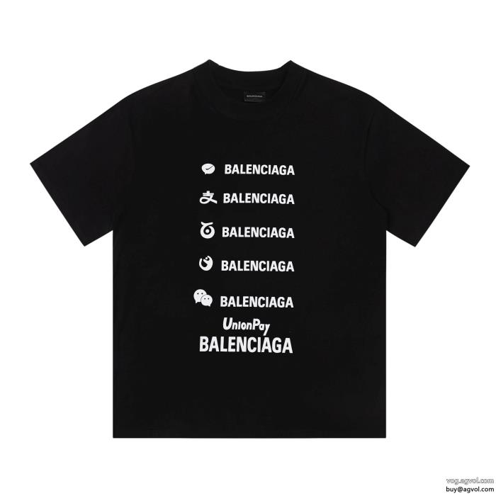 半袖Tシャツコピー ブランド 通販balenciaga大人OK2024SSカワイイ雰囲気_0_1