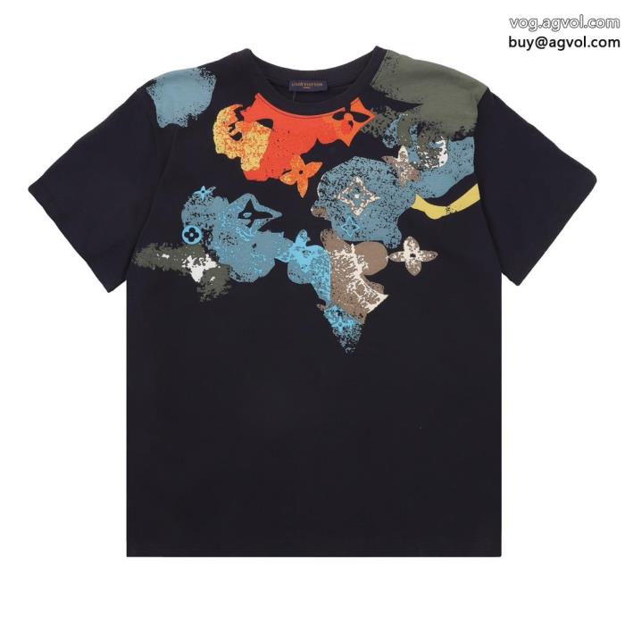 今っぽいトレンド完売必至半袖Tシャツ偽物 ブランド 販売LOUIS VUITTON_0_4