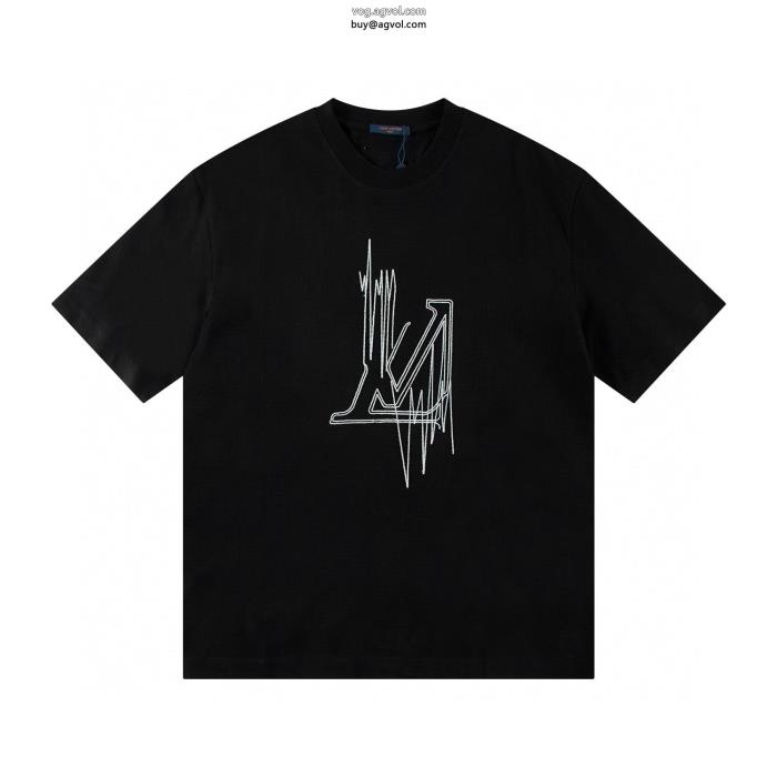 LOUIS VUITTONブランド 偽物人気商品イベント2024新作半袖Tシャツ_0_4