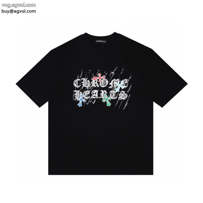 ブームは再熱中オシャレ上級者に半袖Tシャツクロムハーツコピー 商品 通販_0_2