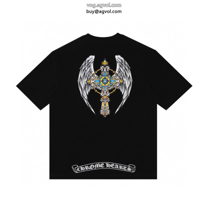 半袖Tシャツ可愛い新モデル2024ファッションクロムハーツコピー 品 販売_0_2