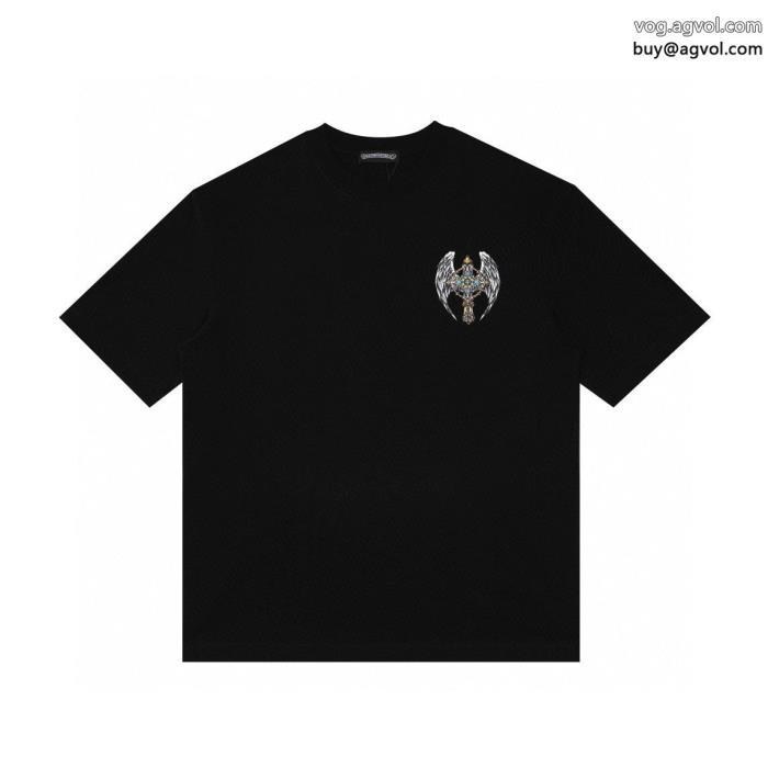 半袖Tシャツ可愛い新モデル2024ファッションクロムハーツコピー 品 販売_0_3