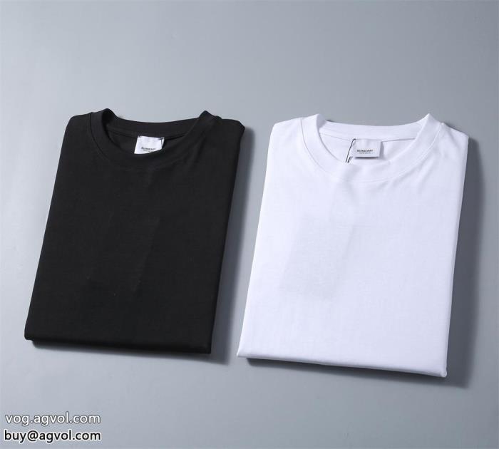 ぐっと鮮度がアップ風合いが魅力BURBERRYブランド 通販半袖Tシャツ_0_4