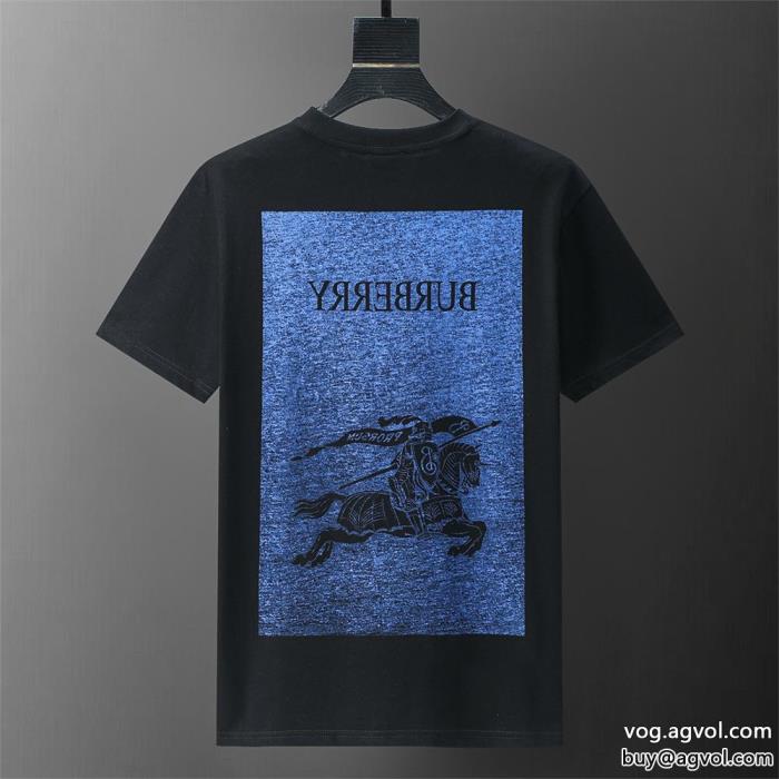 ぐっと鮮度がアップ風合いが魅力BURBERRYブランド 通販半袖Tシャツ_0_5