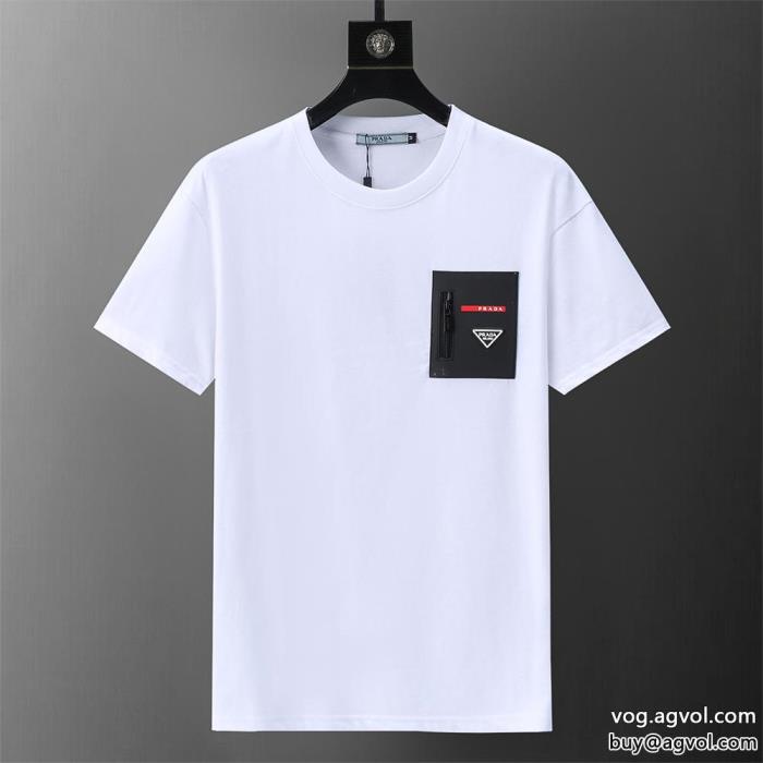 激安 ブランドプラダ半袖Tシャツ期間限定先取り2024限定新作_0_2