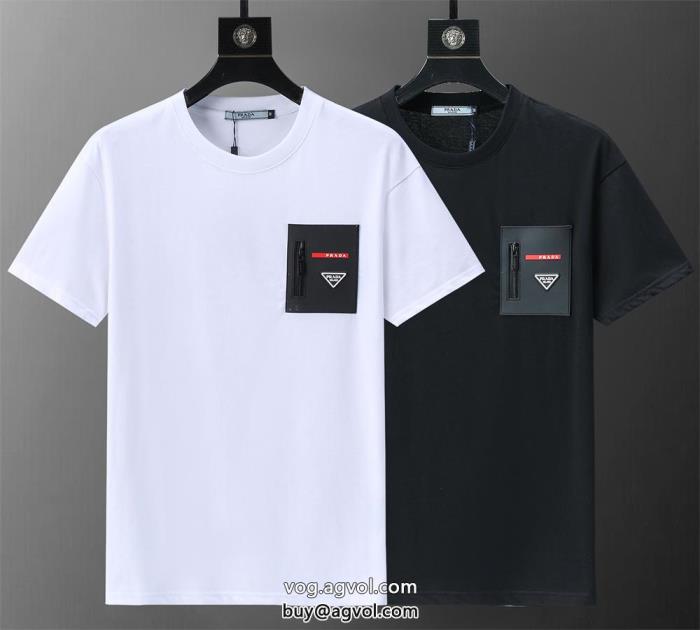 激安 ブランドプラダ半袖Tシャツ期間限定先取り2024限定新作_0_3