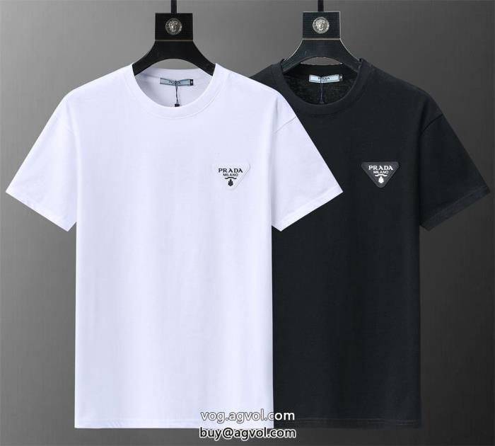 永遠の定番独特の存在感コピー 商品 販売PRADA半袖Tシャツ_0_2