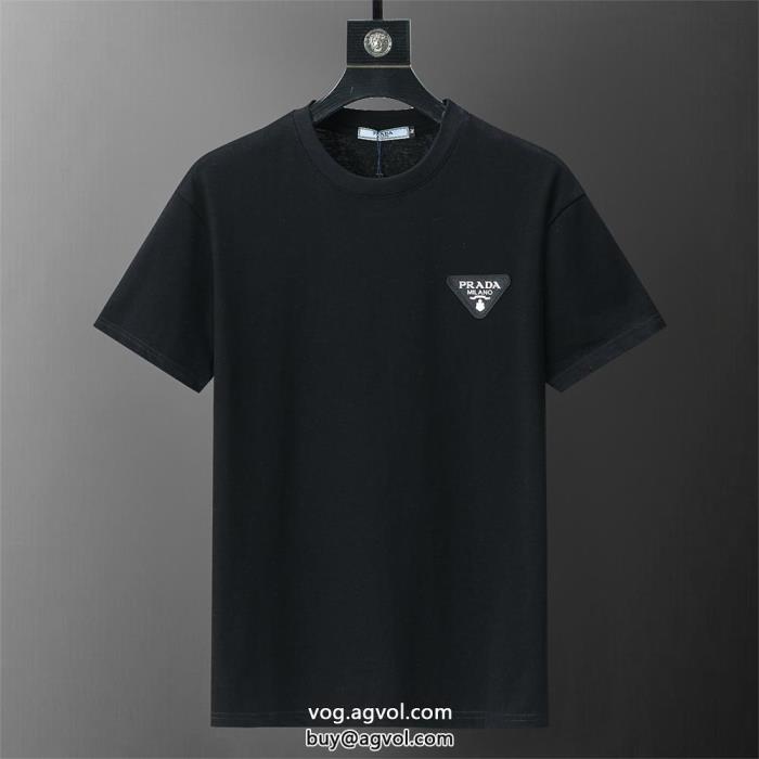 永遠の定番独特の存在感コピー 商品 販売PRADA半袖Tシャツ_0_3
