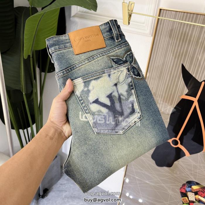 LOUIS VUITTONスーパー コピー 販売風合いが魅力優しげな高級人気色ジーンズ_0_0