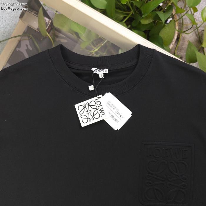 新色入荷ユニセックススタイル半袖Tシャツブランド フェイクLOEWE_0_3