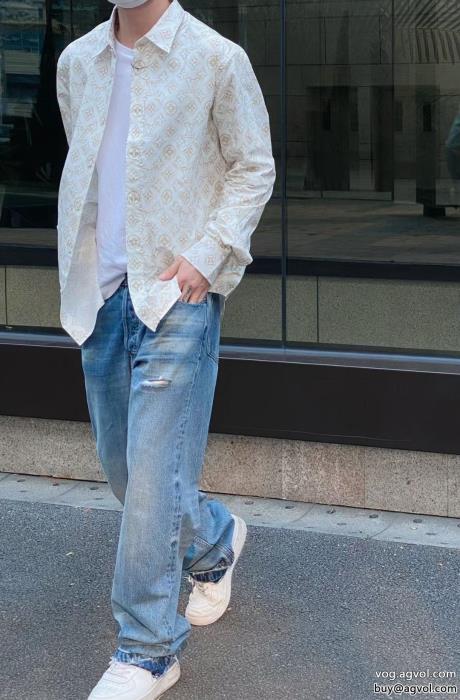 コピー 商品 ブランド唯一無二の存在毎日に上質を 長袖シャツLOUIS VUITTON_0_2