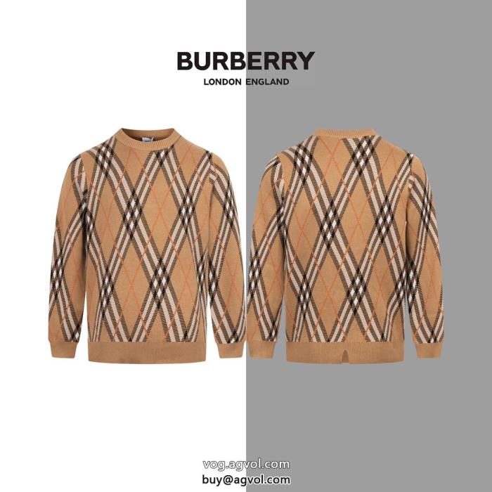 BURBERRYセーター雑誌掲載も多数注目の新作2024人気新色が登場ブランド コピー  _0_1