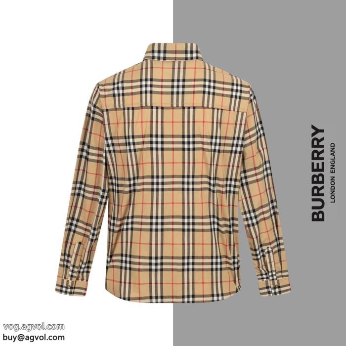スタイルアップ効果話題のアイテム偽 ブランド 通販長袖シャツBURBERRY_0_1