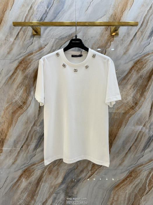 大人OK2024SS清涼感半袖Tシャツコピー 商品 販売Dolce&Gabbana_0_1