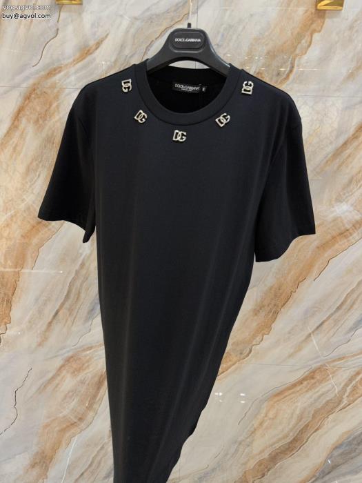 大人OK2024SS清涼感半袖Tシャツコピー 商品 販売Dolce&Gabbana_0_2