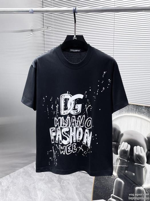 コピー 品 販売Dolce&Gabbana王道コンビ2024年春限定 永遠の定番半袖Tシャツ_0_0