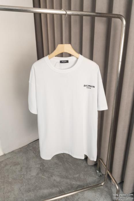 夏限定トレンドを追求した新作バルマンコピー 品 販売半袖Tシャツ_0_0