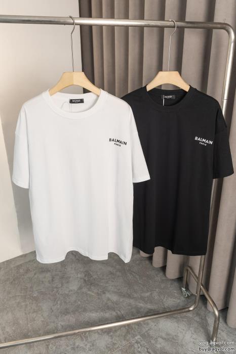 夏限定トレンドを追求した新作バルマンコピー 品 販売半袖Tシャツ_0_2