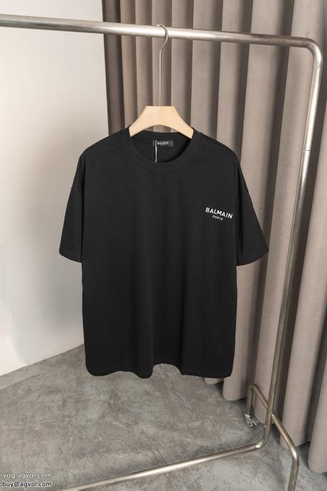 夏限定トレンドを追求した新作バルマンコピー 品 販売半袖Tシャツ_0_3
