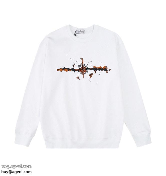 爽やかな色合い大人の色味Stone Island偽 ブランド パーカー_0_0