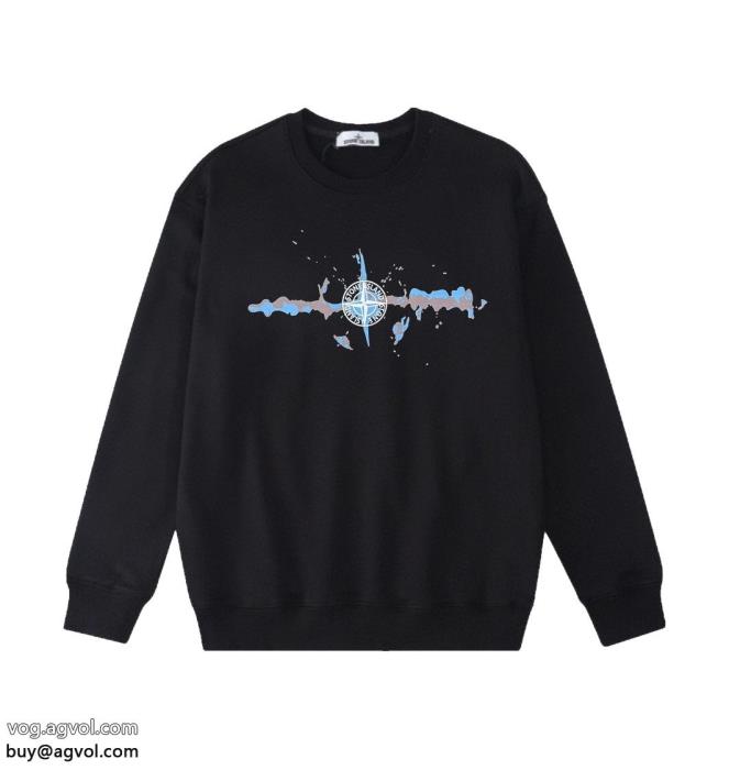 爽やかな色合い大人の色味Stone Island偽 ブランド パーカー_0_3