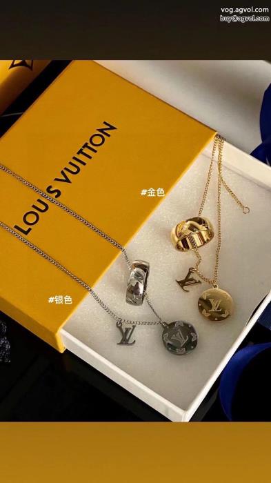 LOUIS VUITTON柔らかい色調王道コンビブランド アクセサリー 激安ネックレス_0_2