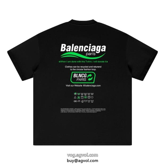 半袖Tシャツコピー ブランド 優良清涼感流行スタイル2024新作balenciaga_0_3