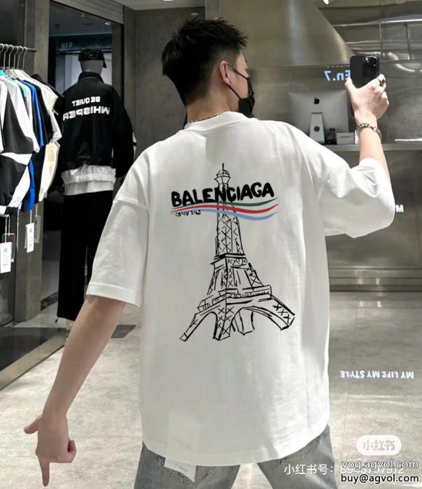 人気話題23SS海外直営半袖Tシャツbalenciaga通販 ブランド_0_0