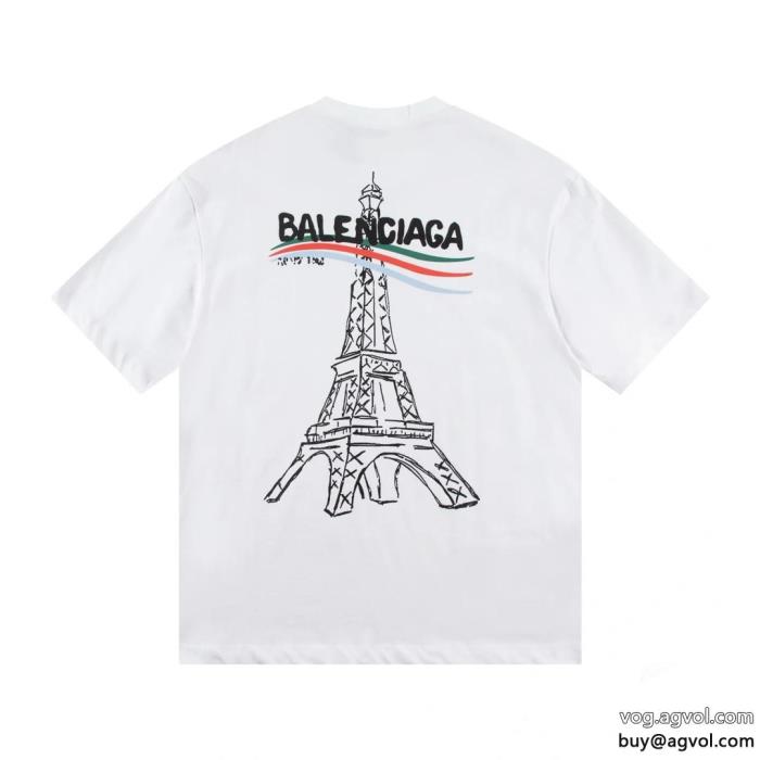 人気話題23SS海外直営半袖Tシャツbalenciaga通販 ブランド_0_4