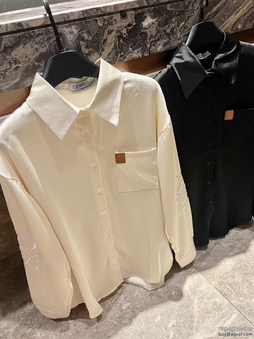 ロエベ上品シックなお品夏限定偽 ブランド 通販長袖シャツ_0_0