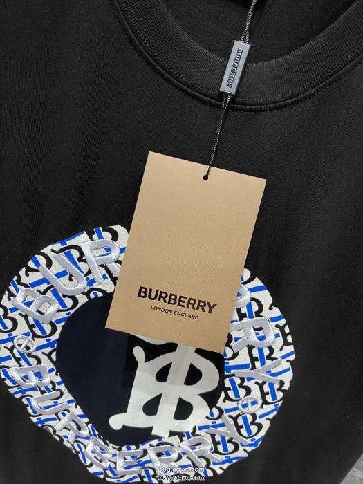 BURBERRYスーパー コピー ブランド 通販雑誌掲載夏らしい品格が漂う半袖Tシャツ_0_0