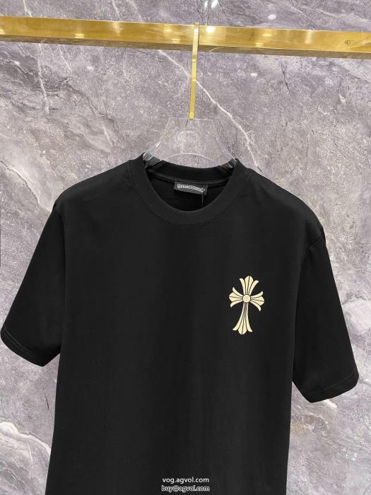 上品な落ち感ある海外大人気アイテムクロムハーツブランド コピー 品半袖Tシャツ_0_0