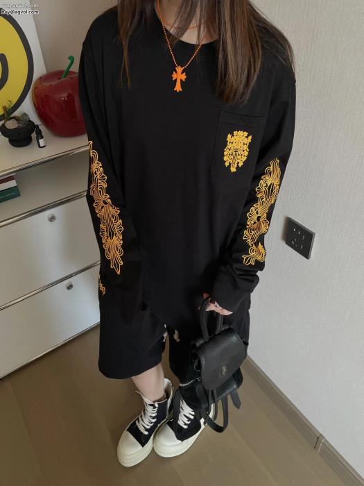 コピー ブランド 優良CHROME HEARTS長袖Tシャツ雑誌掲載期間限定セール_0_1