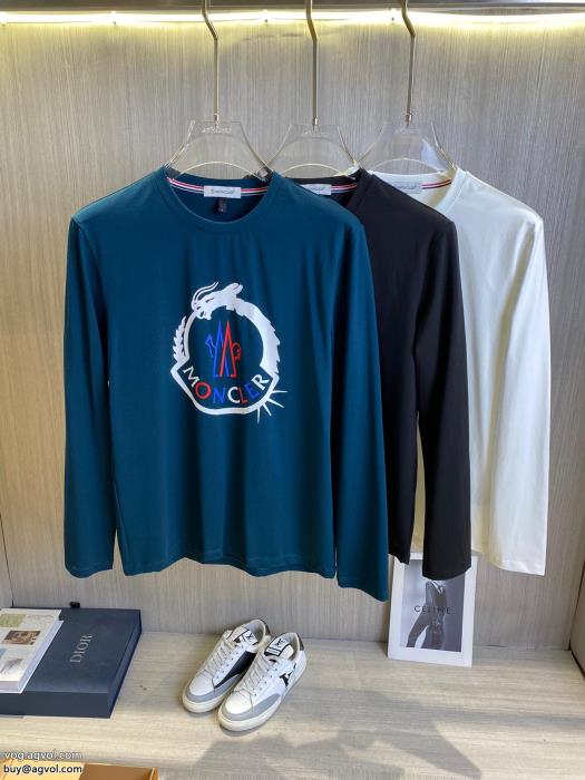 人気急上昇中雑誌掲載長袖TシャツMONCLERコピー ブランド 優良_0_2