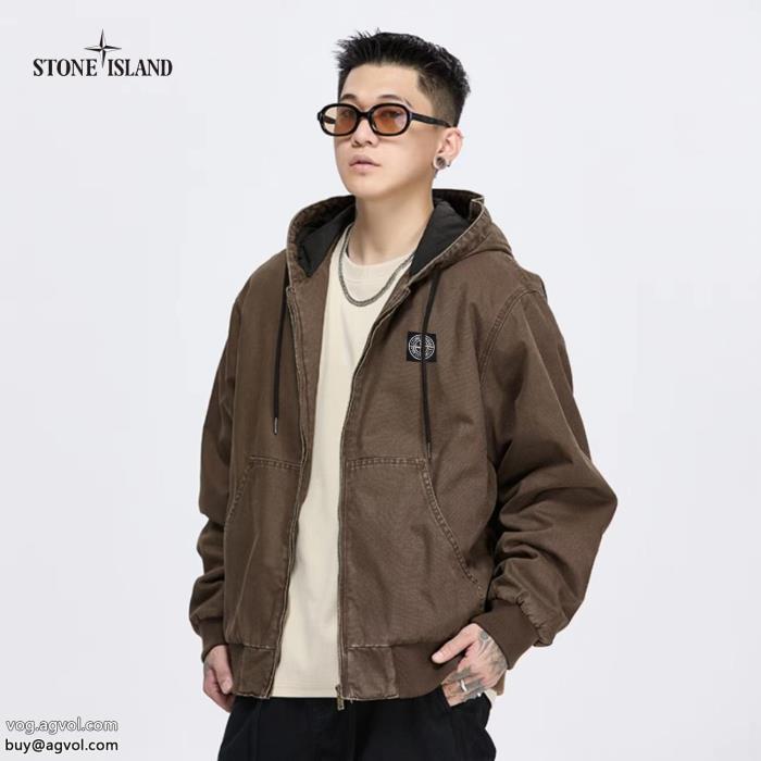 偽物 ブランド 販売Stone IslandNEW素敵合わせると明るい印象コート_0_1