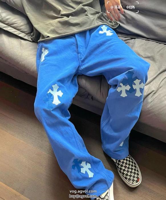 ブランド 通販不動の人気2024最新飽きのこないデザインジーンズCHROME HEARTS_0_1