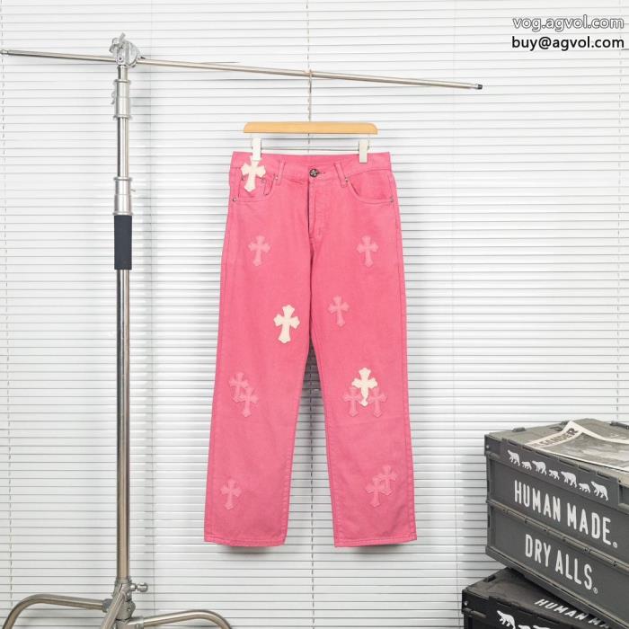 ブランド 通販不動の人気2024最新飽きのこないデザインジーンズCHROME HEARTS_0_2