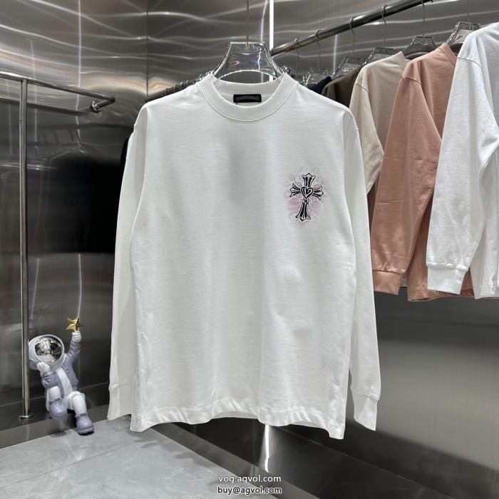 長袖TシャツCHROME HEARTSコピー 商品 販売目が離せない快適な着心地_0_0